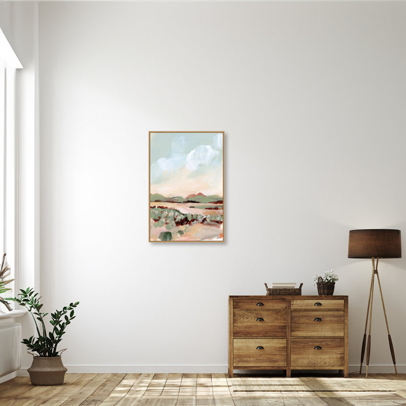 Autumn Meadow Framed Canvas Wall Art Print