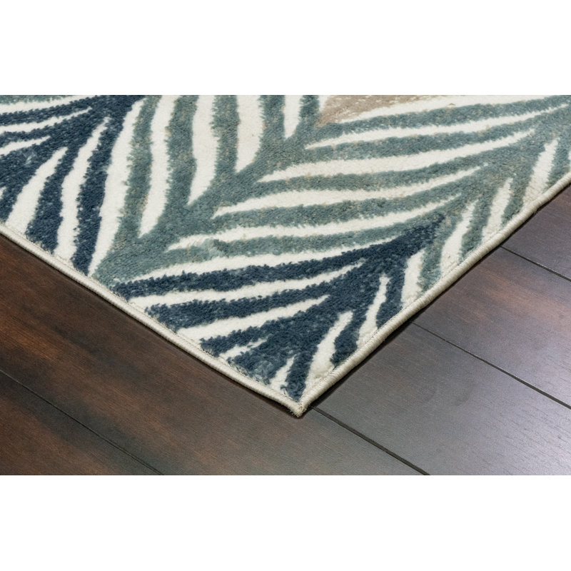 Pridbjorn Chevron Indoor Rug, Rectangle 7'10" x 10'