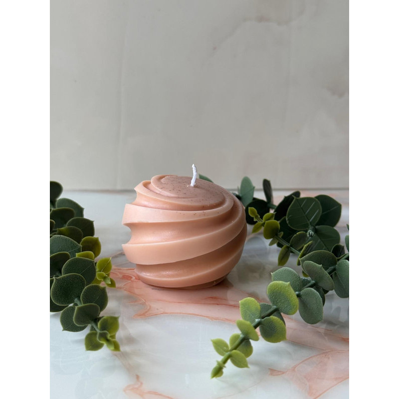 100% Soya Candle, Orange Color, 2.4 x 2.0 x 2.4 inches | Eco-Friendly, Long-Lasting Burn, Perfect for Home Décor & Relaxation | Ideal Gift for Any Occasion, Elegant Design to Enhance Your Space