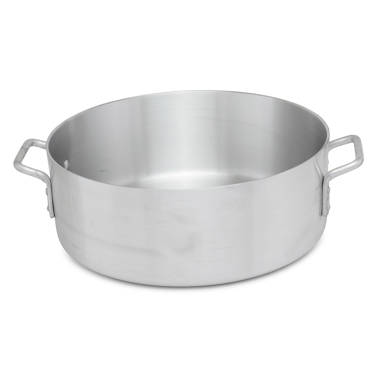 Bene Casa stainless-steel 22.4-inch Comal pan, belly up, rust free