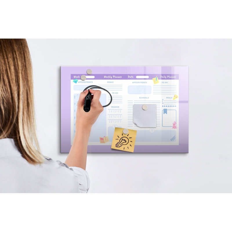 Magnetic Glass Dry Erase Board