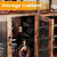 Meuble-bar avec casier à vin, meuble de rangement pour spiritueux, mobilier de bar à vin pour la maison, buffet avec rangement