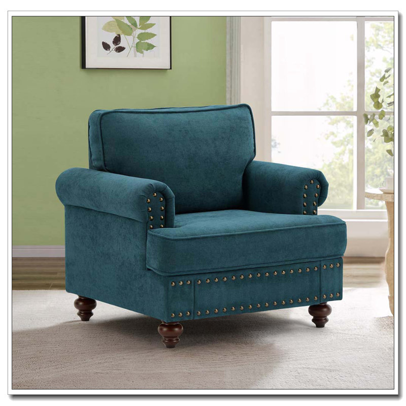 Fauteuil club en chenille