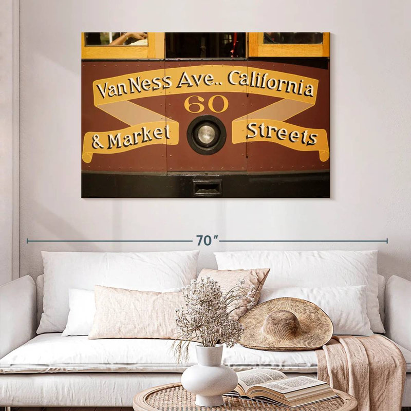 Retro Cable Car, 30" H x 45" W