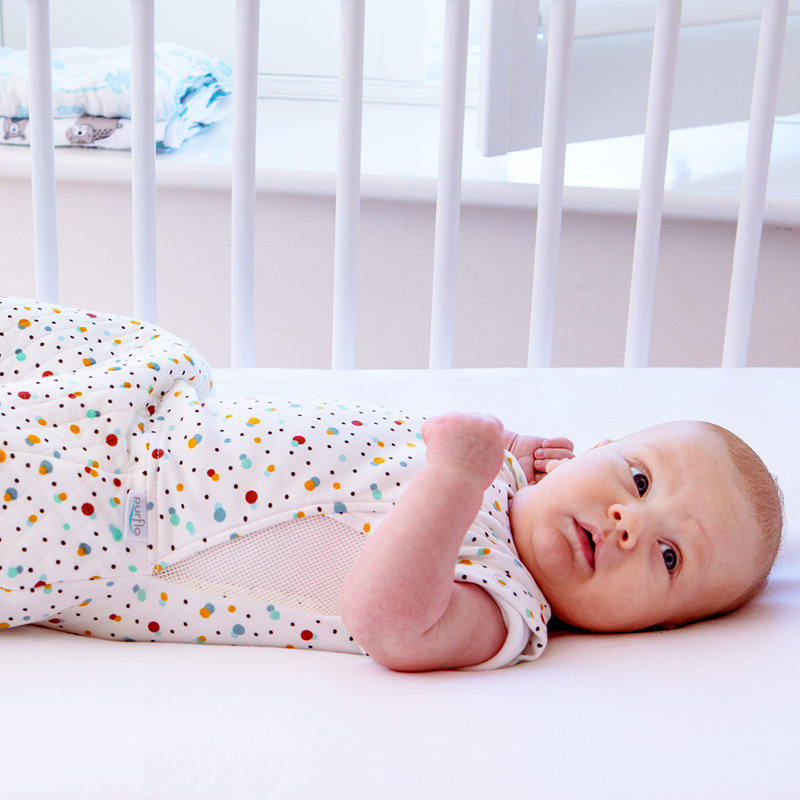 Swaddle to Sleep Bag 0.5 TOG 0-4M Lightweight - Scandi Spot