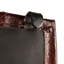Tabouret pliable en cuir et métal-1767290197