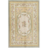 Savonnerie One-of-a-Kind Rectangle 6'1" X 9'1" Hand Knotted Area Rug