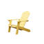 Chaise Adirondack en plastique avec repose-pieds Jarratt-65036685