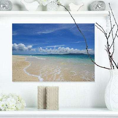«Gorgeous Beach in Summertime», reproduction de photo sur toile tendue