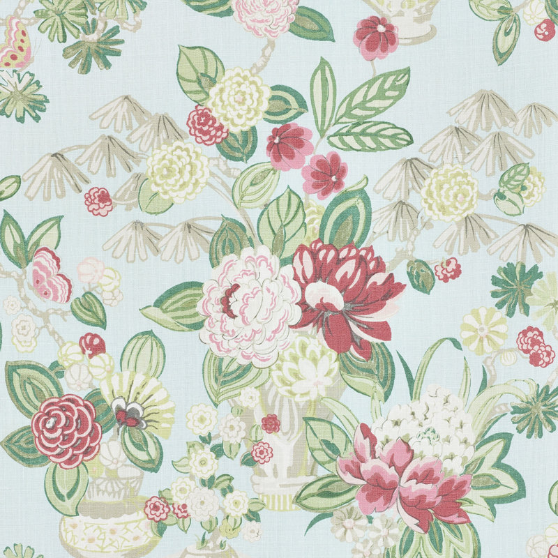 Bouquet de tissu chinois, Ciel