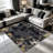 Black Grey Beige Abstract carpet-easy to clean, machine-washable, soft and comfortable; suitable for door mats, kitchens, living rooms, bedrooms, corridors, and laundry areas. Easy to clean, durable carpet for home decoration.-101320044