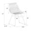 45.72cm H Metal Slat Back Side Chair-2117354043