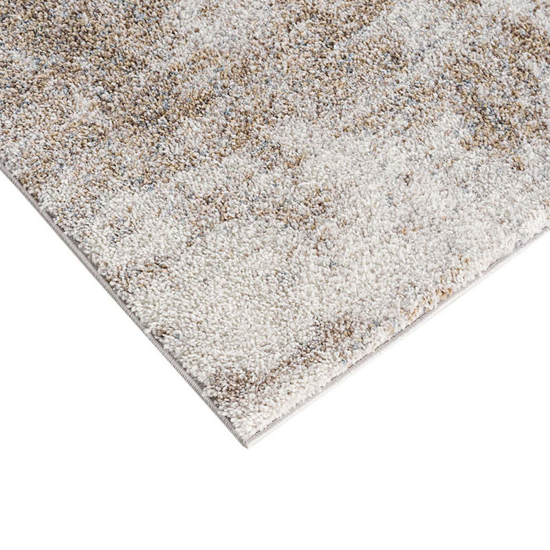 Tapis à poils longs de style moderne, Rectangle 5 pi 3 po x 7 pi