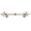 Charlemagne 4 inches c.c. pull with large Fleur De Lysin Satin-1165544010-1165544012