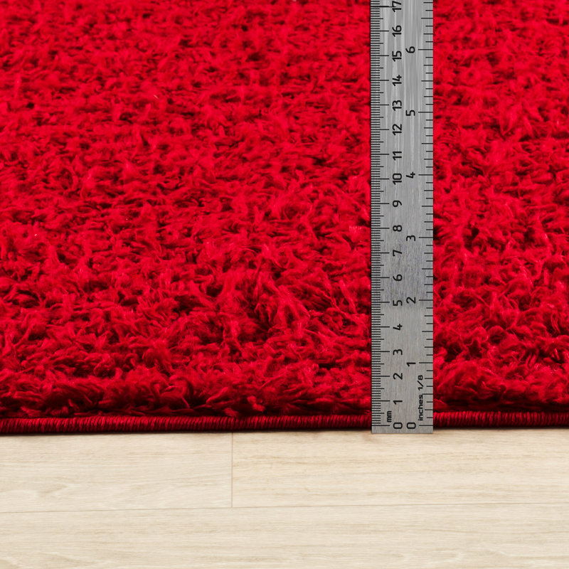 Purvis Handwoven Red Rug, Rectangle 80 x 150cm