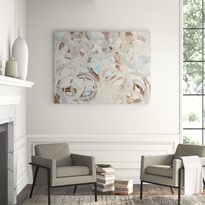 Blurred Circle Print by Samuel Kane, Outdoor, 47" H x 63" W