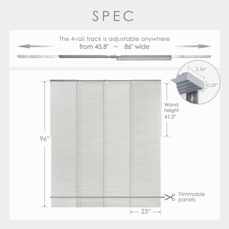 The Sharmaine Thread-Bound Iridescent Blinds