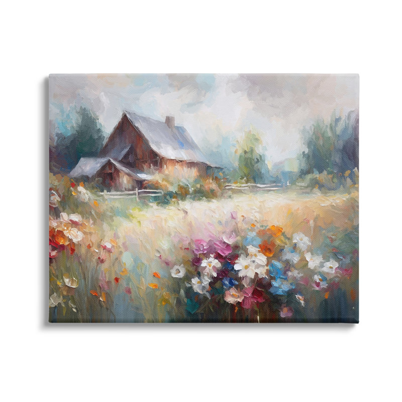 Gris campagne rustique, H 36 po x l 48 po x P 1,5 po
