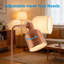 Lampe sur pied à DEL moderne en cuivre de 57 pouces avec interrupteur au pied, lampe de lecture réglable pour le salon ou la chambre à coucher, comprend une ampoule à DEL écoénergétique, homologuée UL