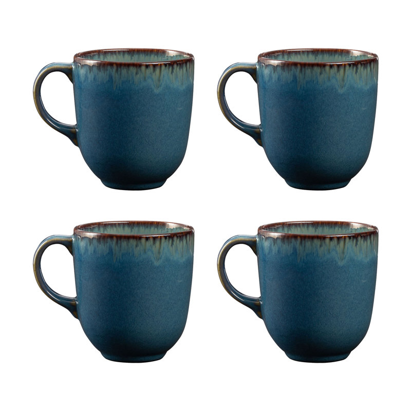 Reactive Dinnerware Mugs 400ml, Blue