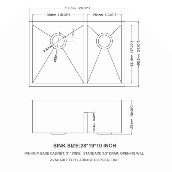 Dimensions du produit