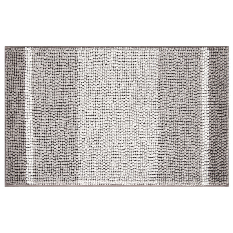 Tapis pour salle de bain Mersin, Brun taupe, L 20 po x L 32 po