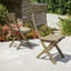 Chaise de salle à manger d'extérieur pliante en bois d'acacia-209260650-228239862