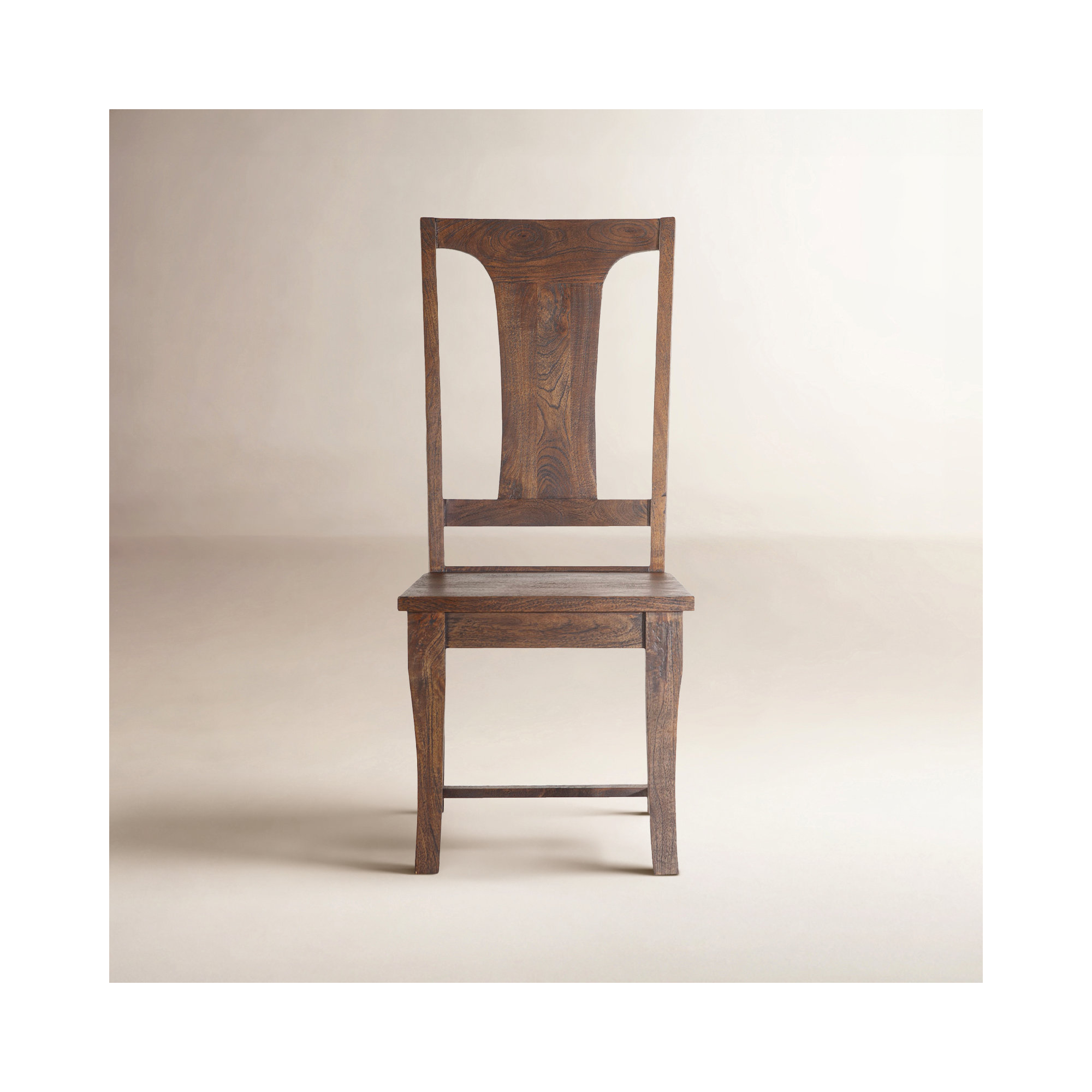 Colbourne Solid Wood Side Chair, Weathered Mango, Weathered Mango