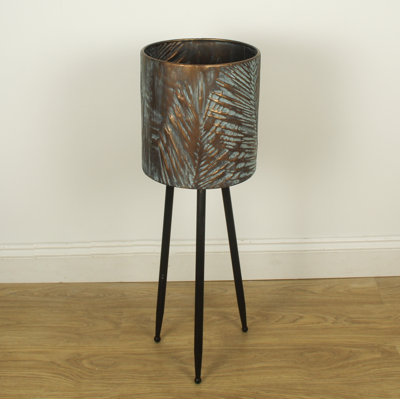 Ingigerth Handmade Metal Cachepot