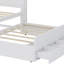 Platform Bed With Storage LED Headboard, Trundle Bed And 3 Drawers-421218271