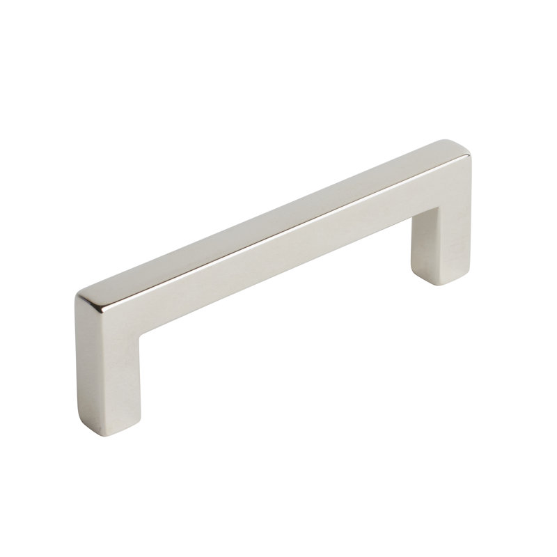 Emtek Warwick Cabinet Pull 4" Center-to-Center, Polished Nickel, 4"