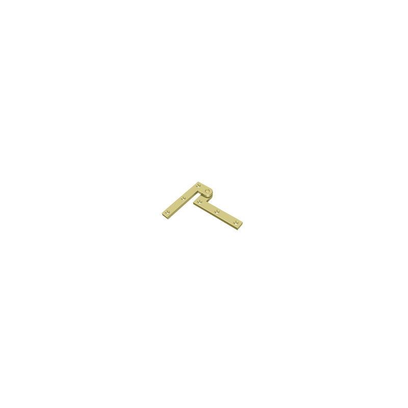 Hinge, Polished Brass