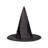 6 Pack 15in Hanging Witch Hat Black