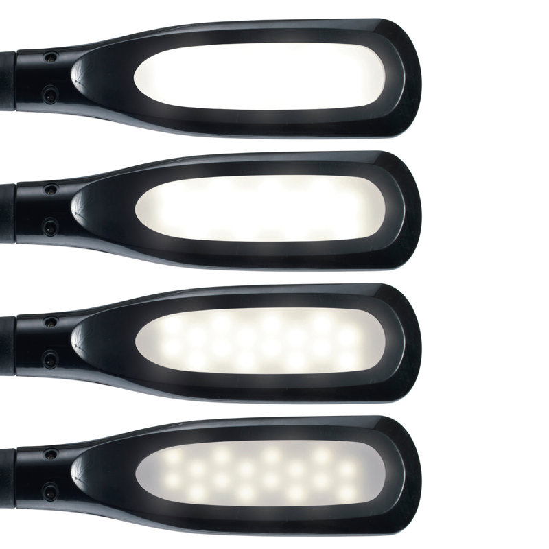 Lampe de bureau à DEL OttLite Curve avec 4 niveaux de luminosité