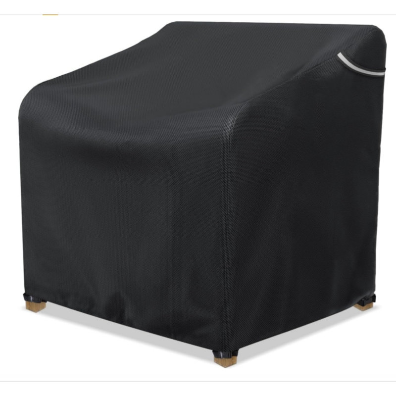 Outdoor Patio Chair Covers (4-Pack) All-Weather Protection, Waterproof Fits Lawn Lounge Chairs, Wicker Chairs, Adirondack Chairs, And Rocking Chairs Black