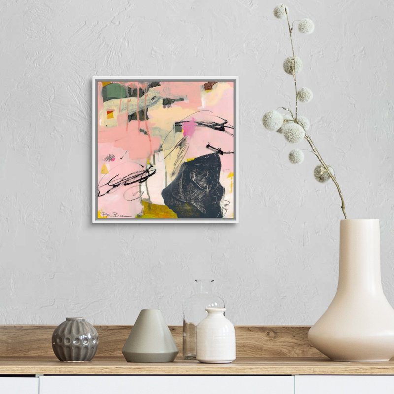 Reproduction d’art sur toile, "Sylvan Zephyr no. 4" par Pamela K., Toile blanche encadrée, H 14 po x l 14 po x P 1,75 po