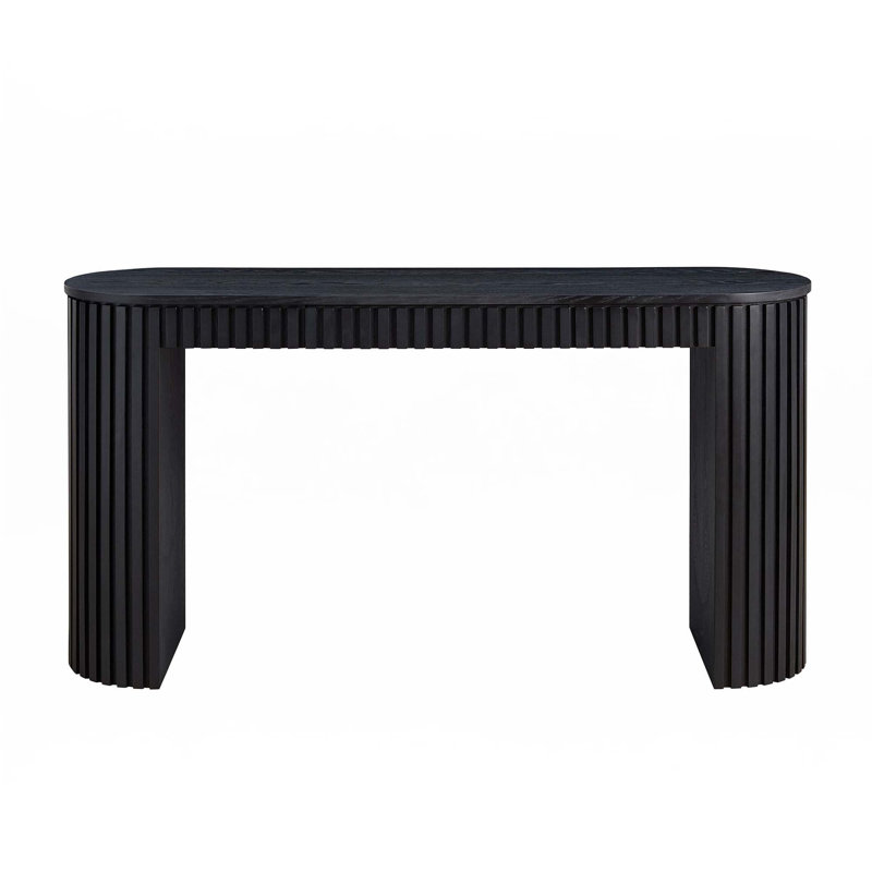 59.05'' Modern Console Table With Drawer For Entryway, Black