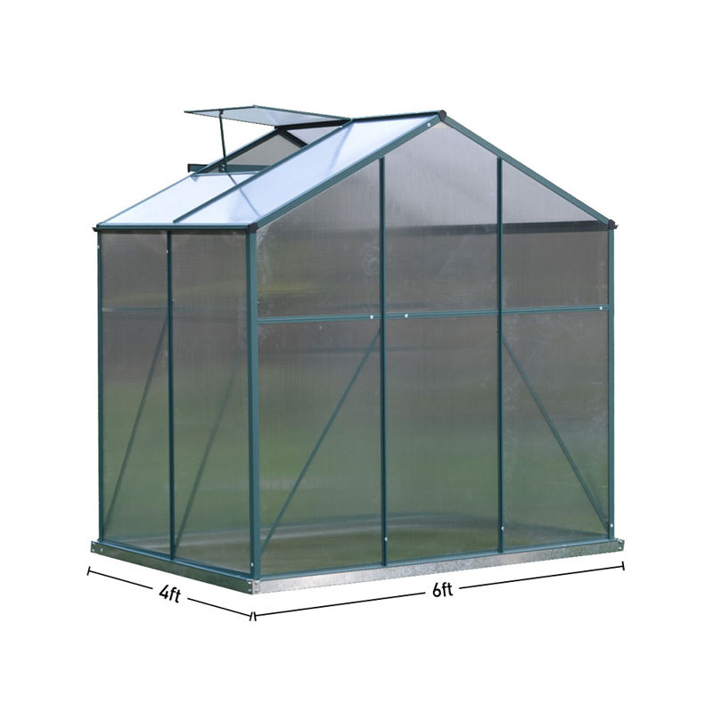 Greenhouse with Window Opening