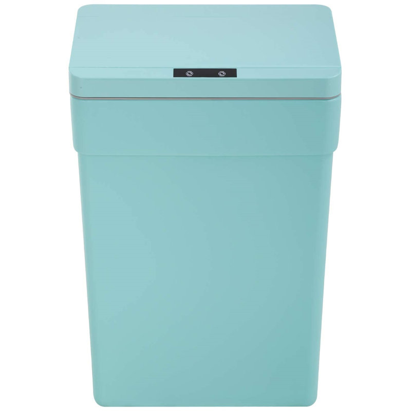 Poubelle en plastique 13 gallons, Bleu