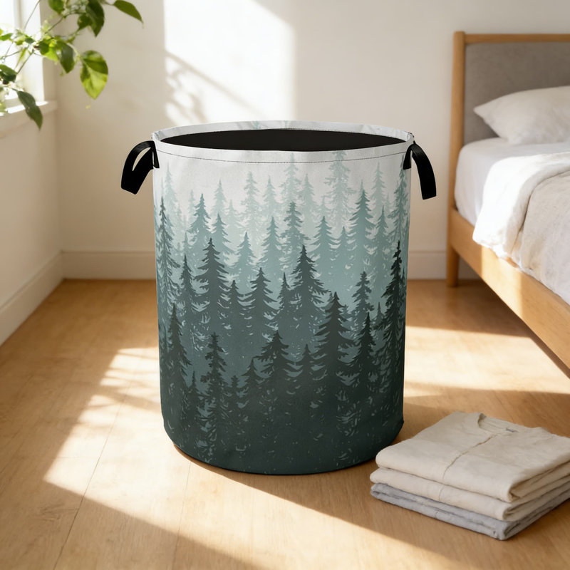 Collapsible Laundry Hamper With Handles, Waterproof Oxford Fabric Storage Basket For Clothes, Toys, And Organization In Bedroom, Bathroom, Or Dorm