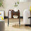 Table de chevet empilable en acier Kempst-1463026707