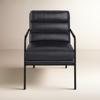 Keeley 23.5" W Top Grain Leather Armchair