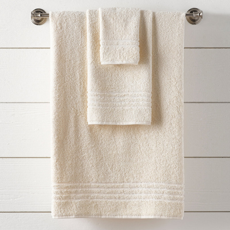 Wardour 100% Cotton Midweight Jacquard Mulit-Size Set, Ivory