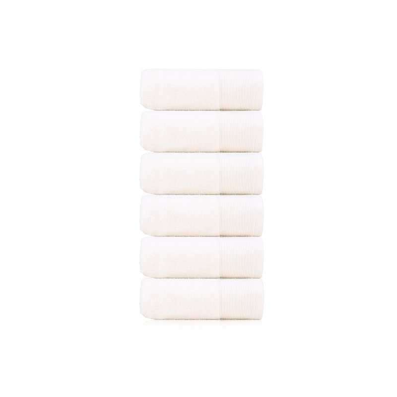 Hardaway 100% Cotton Washcloth Towel, White