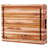 Anders Sturdy Teak Wood with Edge Grain Cutting Board-91031888