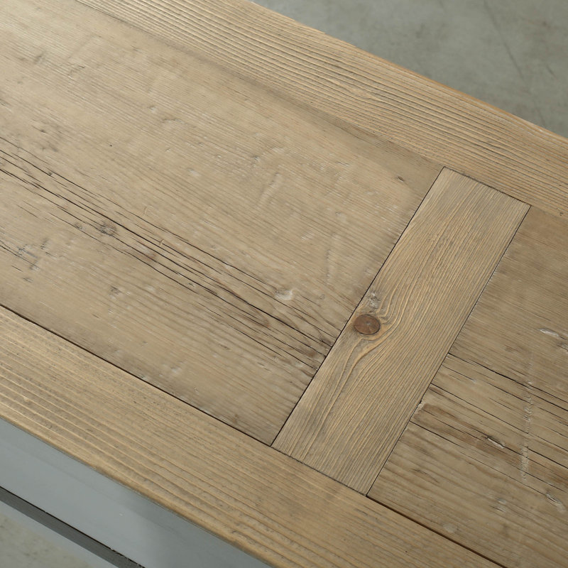 Defranco 91'' W Solid Wood Console Table