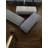 SEAT4U Prebe Bedroom Hallyway Bench with Onyx Black Ticking Linen blend Fabric Upholstered -1157898201