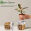 3 pièces Panier à fleurs décoratif en corde de papier, couvercle de pots de fleurs, contenants à plantes,-81556934