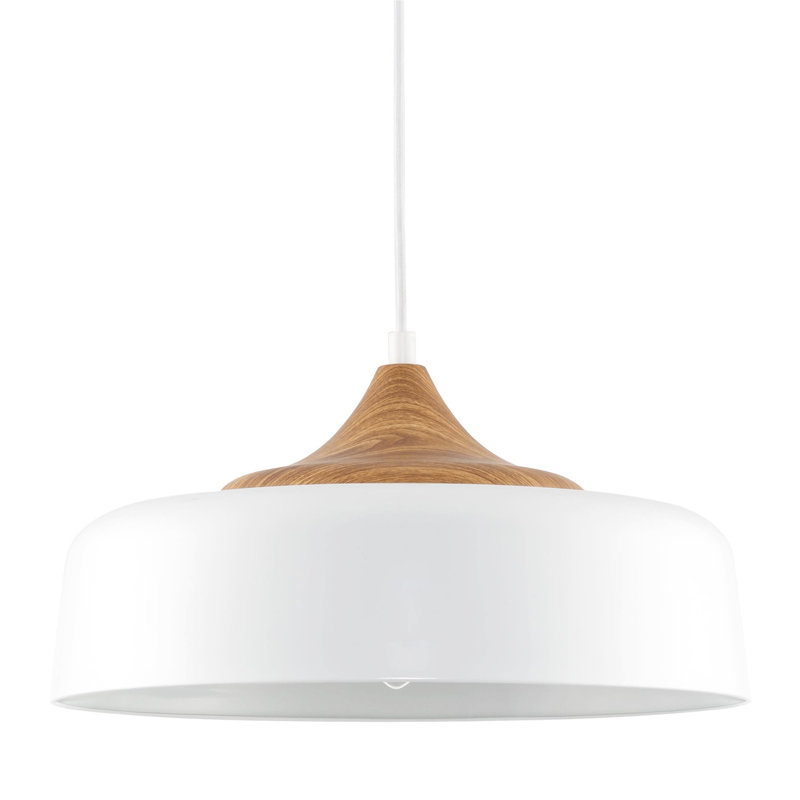 Luminaire suspendu en forme de dôme à 1 lumière Deylin