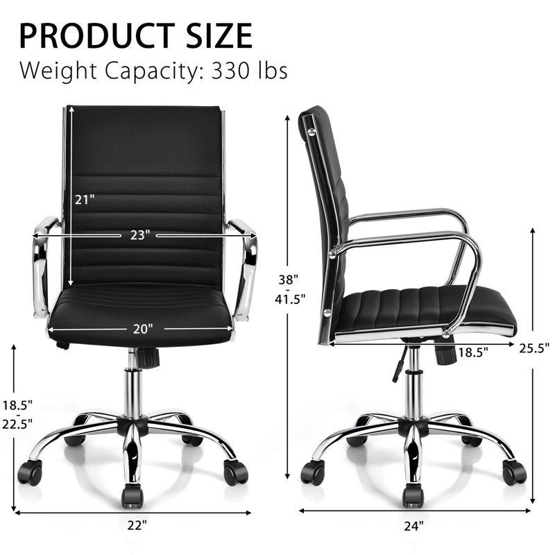 Chaise de travail, Noir